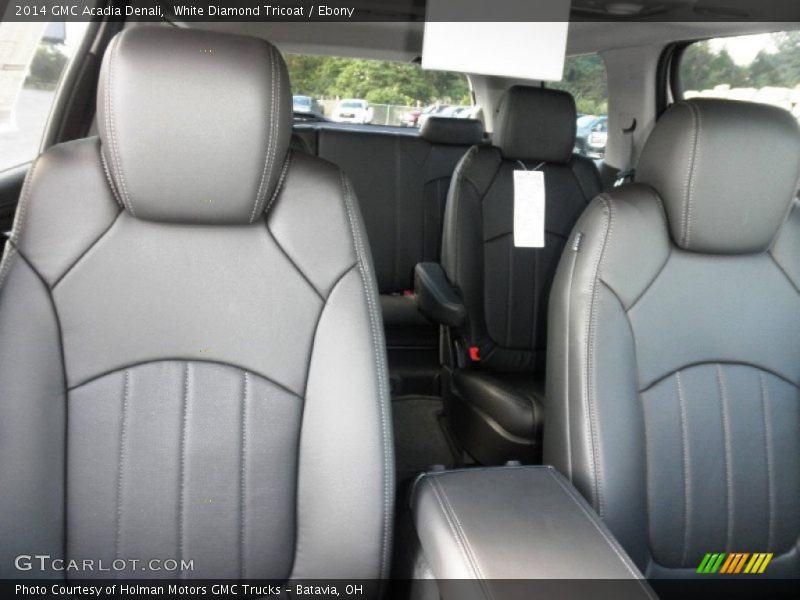 White Diamond Tricoat / Ebony 2014 GMC Acadia Denali