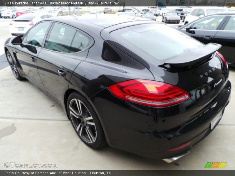 Basalt Black Metallic / Black/Carrera Red 2014 Porsche Panamera