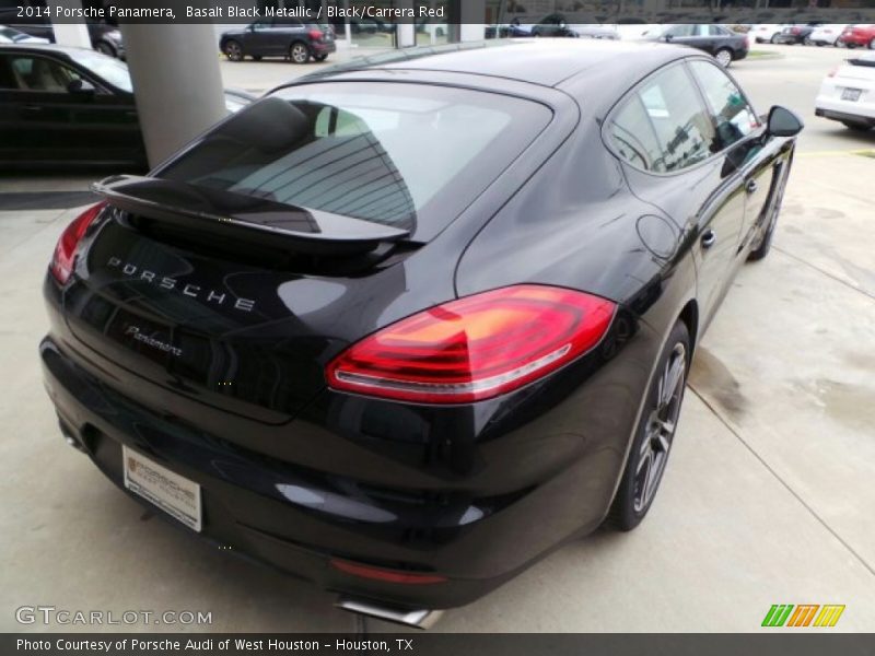 Basalt Black Metallic / Black/Carrera Red 2014 Porsche Panamera