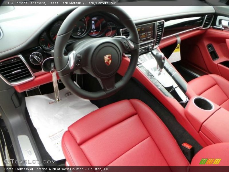  2014 Panamera  Black/Carrera Red Interior