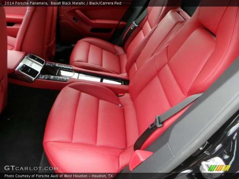 Rear Seat of 2014 Panamera 