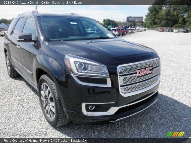 Carbon Black Metallic / Ebony 2014 GMC Acadia Denali