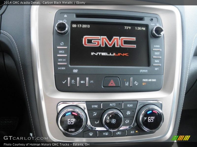 Carbon Black Metallic / Ebony 2014 GMC Acadia Denali