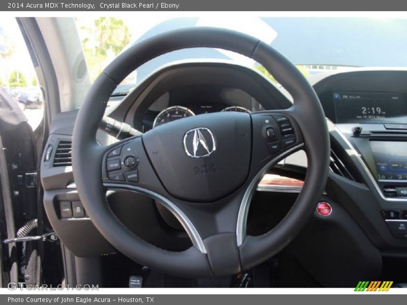 Crystal Black Pearl / Ebony 2014 Acura MDX Technology