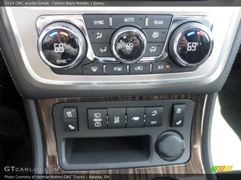Carbon Black Metallic / Ebony 2014 GMC Acadia Denali