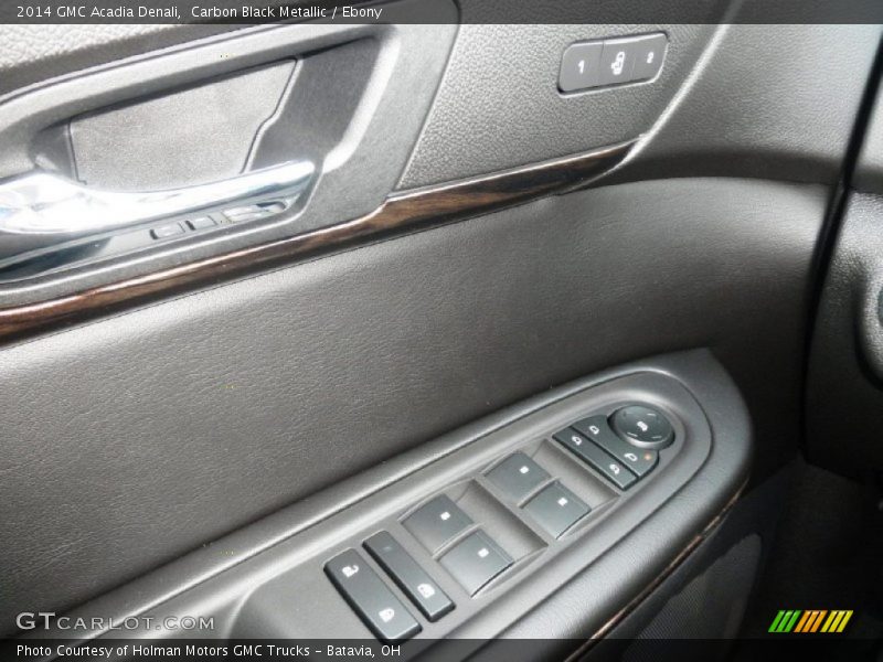 Carbon Black Metallic / Ebony 2014 GMC Acadia Denali