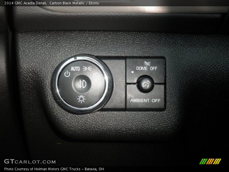 Carbon Black Metallic / Ebony 2014 GMC Acadia Denali