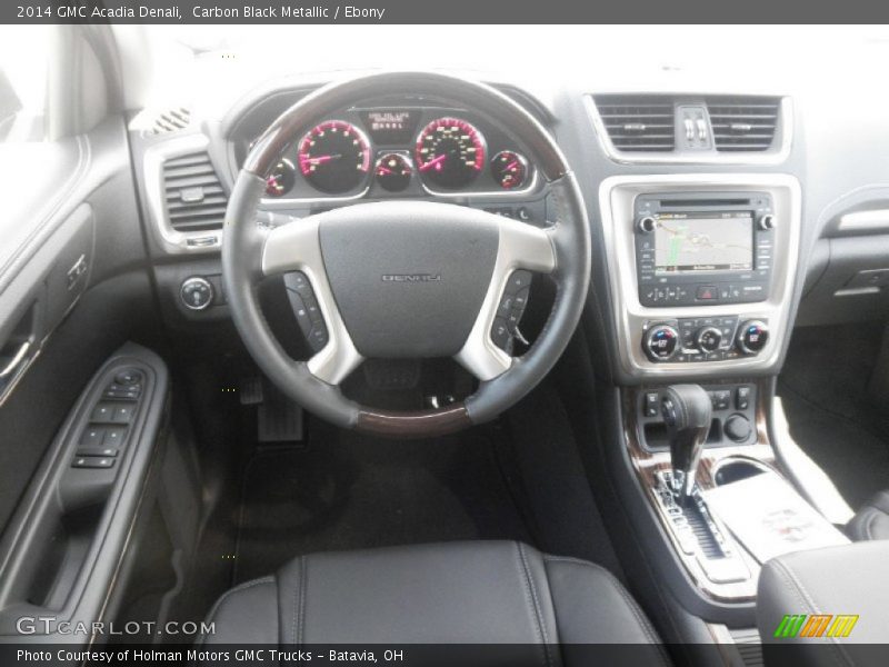 Carbon Black Metallic / Ebony 2014 GMC Acadia Denali