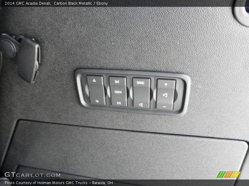 Carbon Black Metallic / Ebony 2014 GMC Acadia Denali