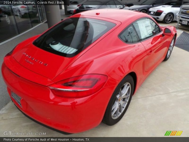 Guards Red / Black 2014 Porsche Cayman