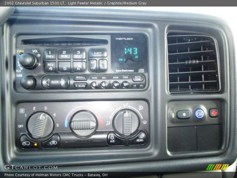 Light Pewter Metallic / Graphite/Medium Gray 2002 Chevrolet Suburban 1500 LT