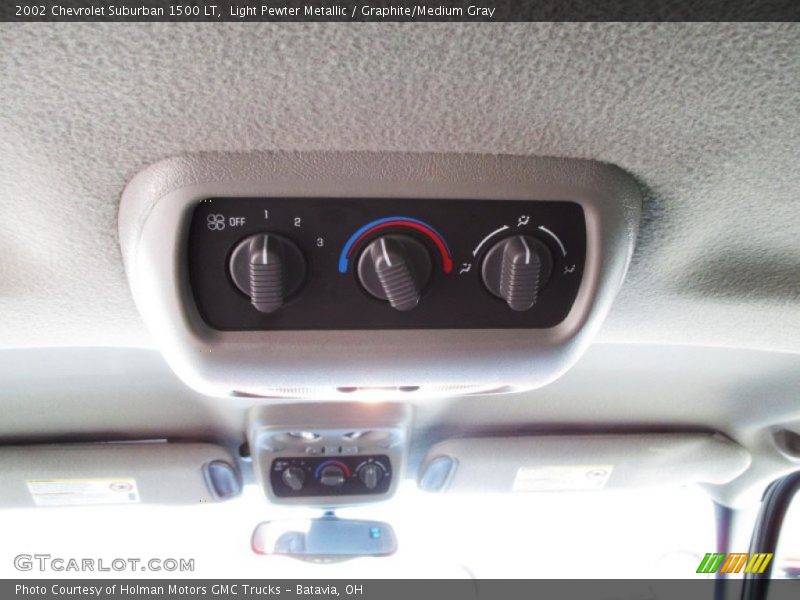 Light Pewter Metallic / Graphite/Medium Gray 2002 Chevrolet Suburban 1500 LT