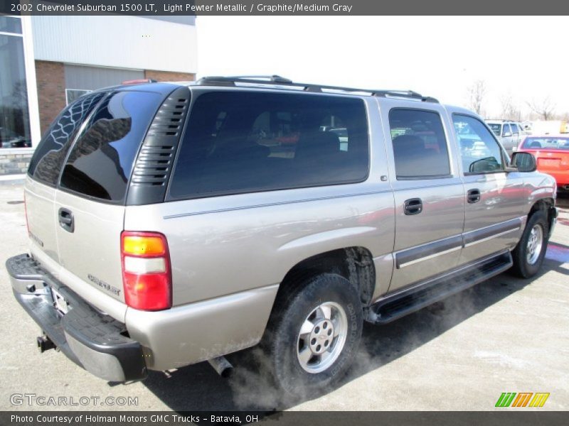 Light Pewter Metallic / Graphite/Medium Gray 2002 Chevrolet Suburban 1500 LT