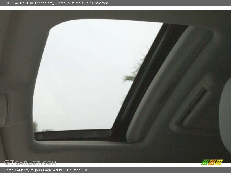 Forest Mist Metallic / Graystone 2014 Acura MDX Technology