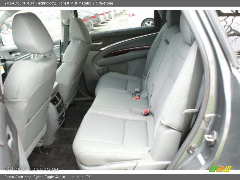 Forest Mist Metallic / Graystone 2014 Acura MDX Technology