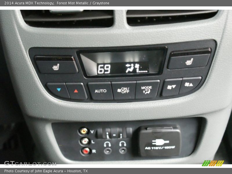 Forest Mist Metallic / Graystone 2014 Acura MDX Technology