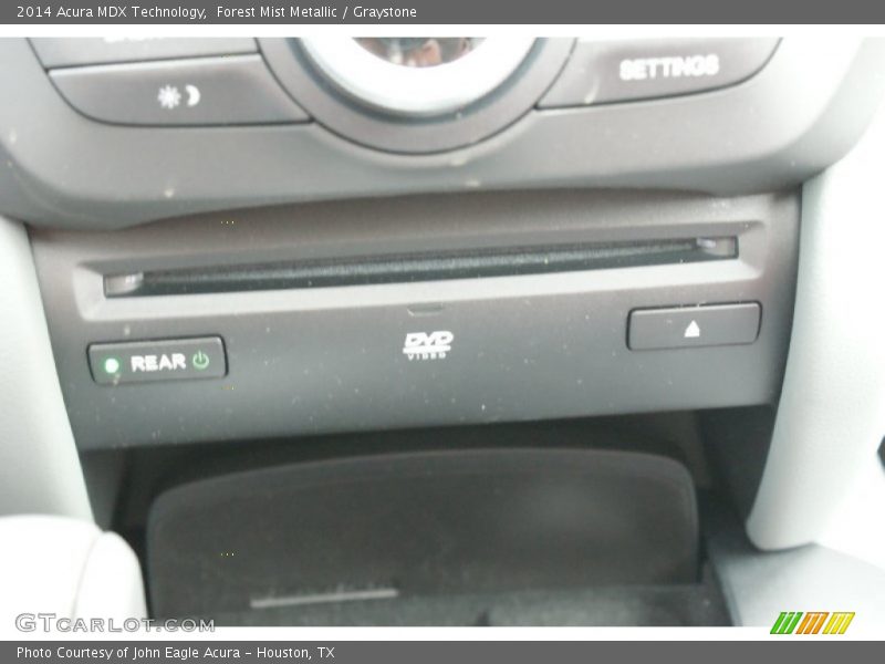 Forest Mist Metallic / Graystone 2014 Acura MDX Technology
