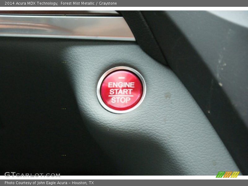 Forest Mist Metallic / Graystone 2014 Acura MDX Technology