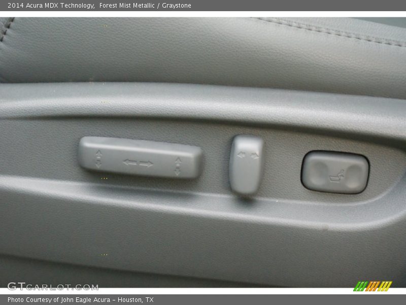 Forest Mist Metallic / Graystone 2014 Acura MDX Technology