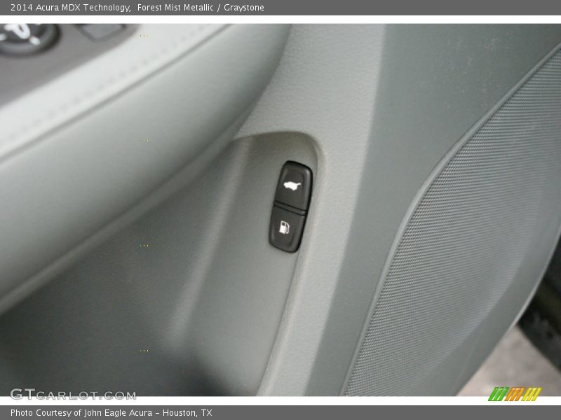 Forest Mist Metallic / Graystone 2014 Acura MDX Technology