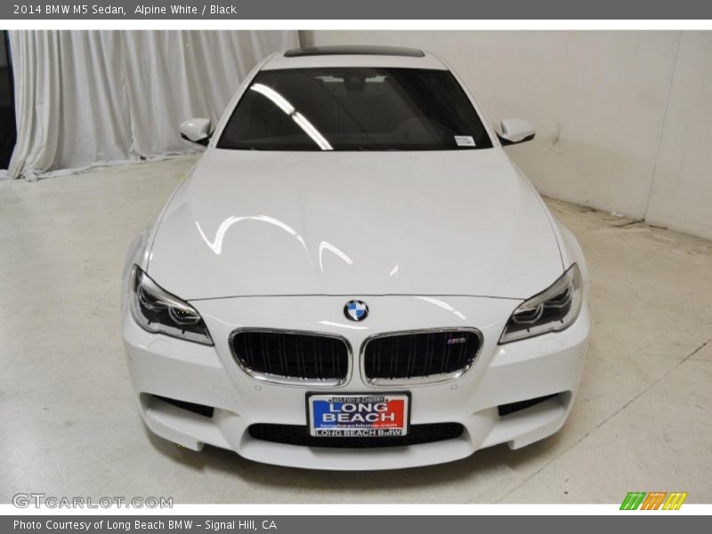 Alpine White / Black 2014 BMW M5 Sedan