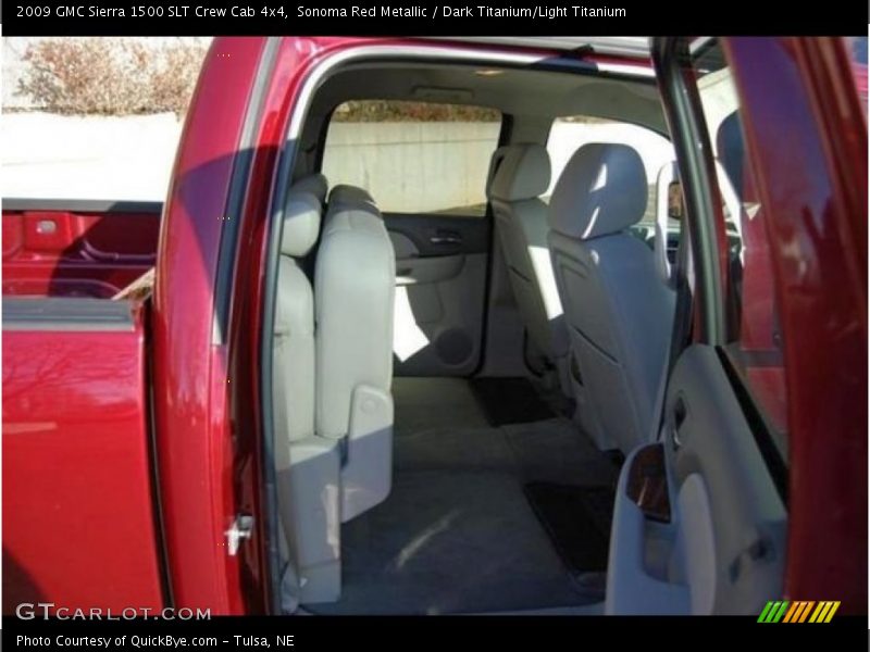 Sonoma Red Metallic / Dark Titanium/Light Titanium 2009 GMC Sierra 1500 SLT Crew Cab 4x4