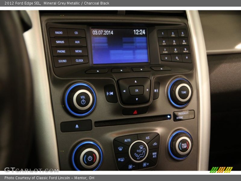Mineral Grey Metallic / Charcoal Black 2012 Ford Edge SEL