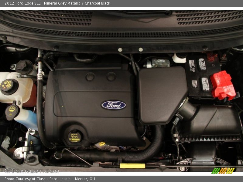 Mineral Grey Metallic / Charcoal Black 2012 Ford Edge SEL