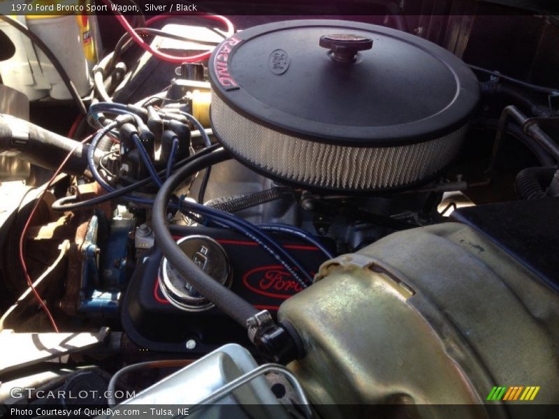 Silver / Black 1970 Ford Bronco Sport Wagon
