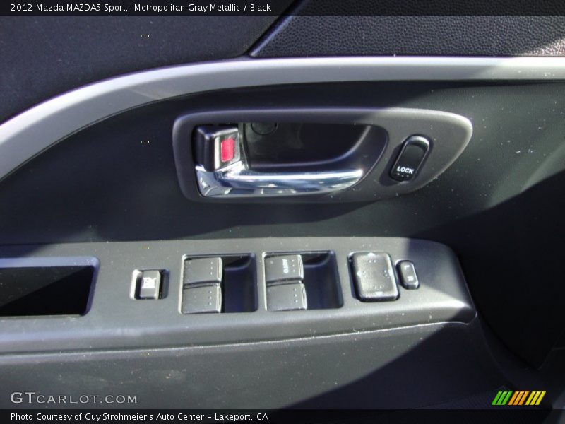 Metropolitan Gray Metallic / Black 2012 Mazda MAZDA5 Sport