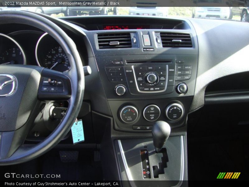 Metropolitan Gray Metallic / Black 2012 Mazda MAZDA5 Sport