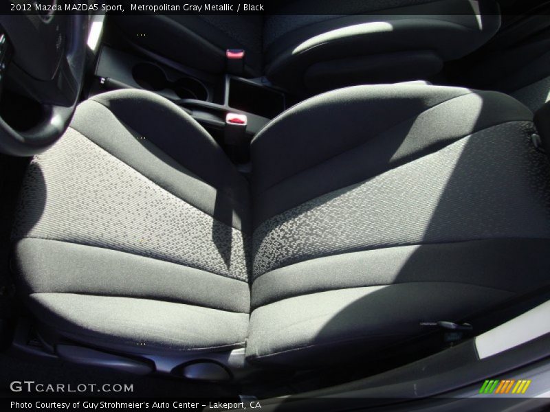 Metropolitan Gray Metallic / Black 2012 Mazda MAZDA5 Sport