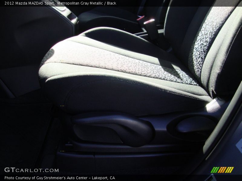Metropolitan Gray Metallic / Black 2012 Mazda MAZDA5 Sport