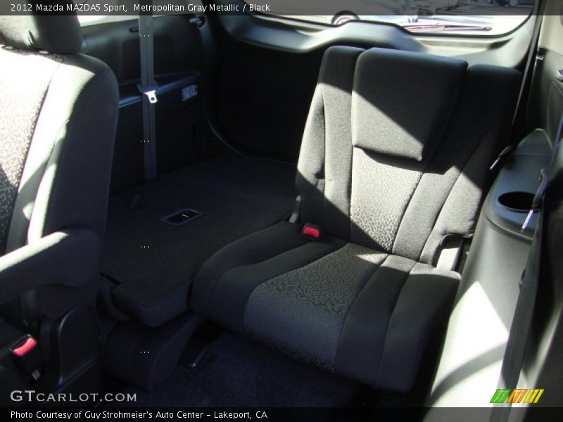 Metropolitan Gray Metallic / Black 2012 Mazda MAZDA5 Sport