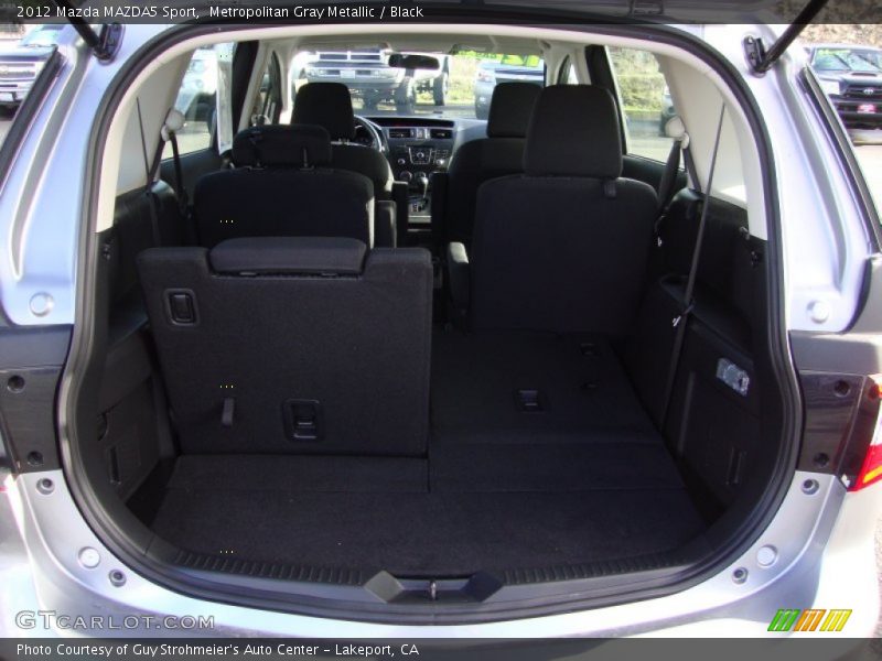 Metropolitan Gray Metallic / Black 2012 Mazda MAZDA5 Sport