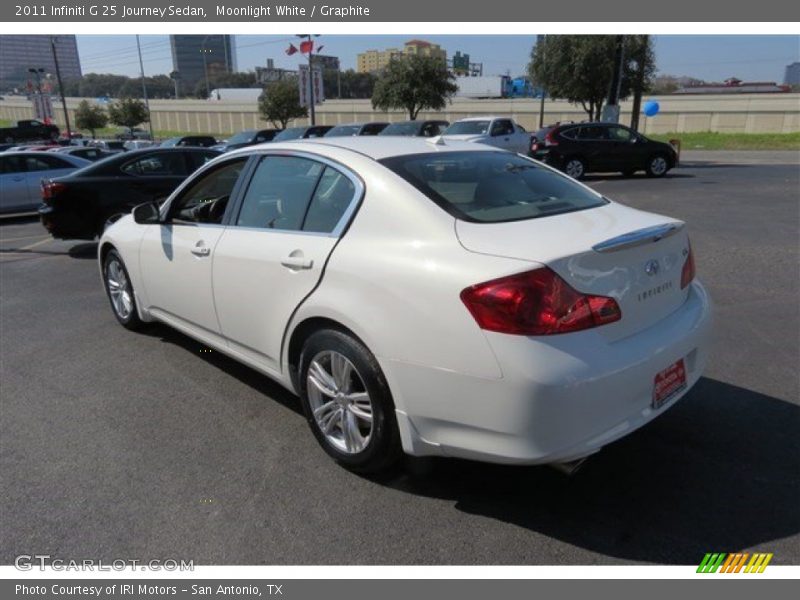 Moonlight White / Graphite 2011 Infiniti G 25 Journey Sedan