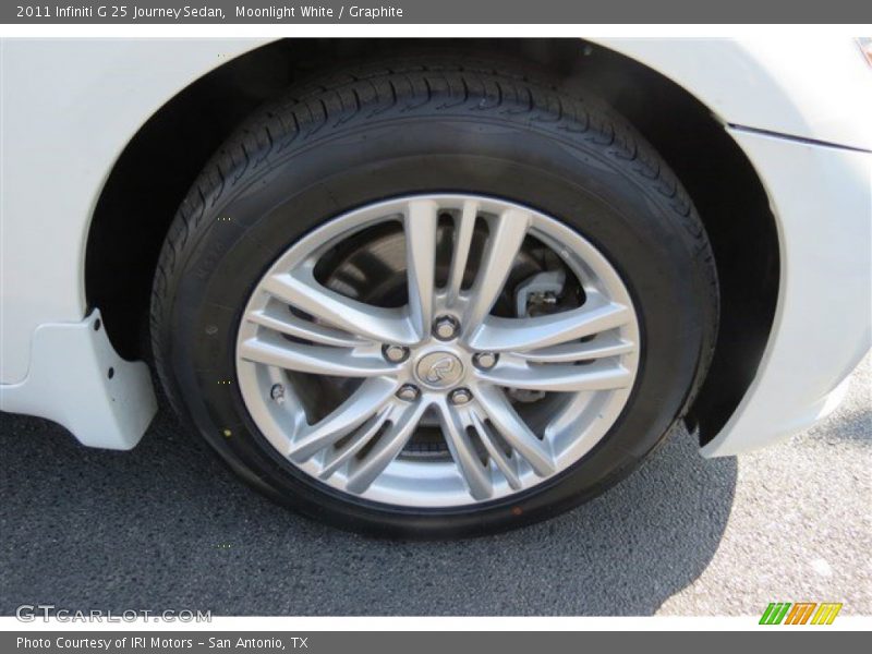 Moonlight White / Graphite 2011 Infiniti G 25 Journey Sedan