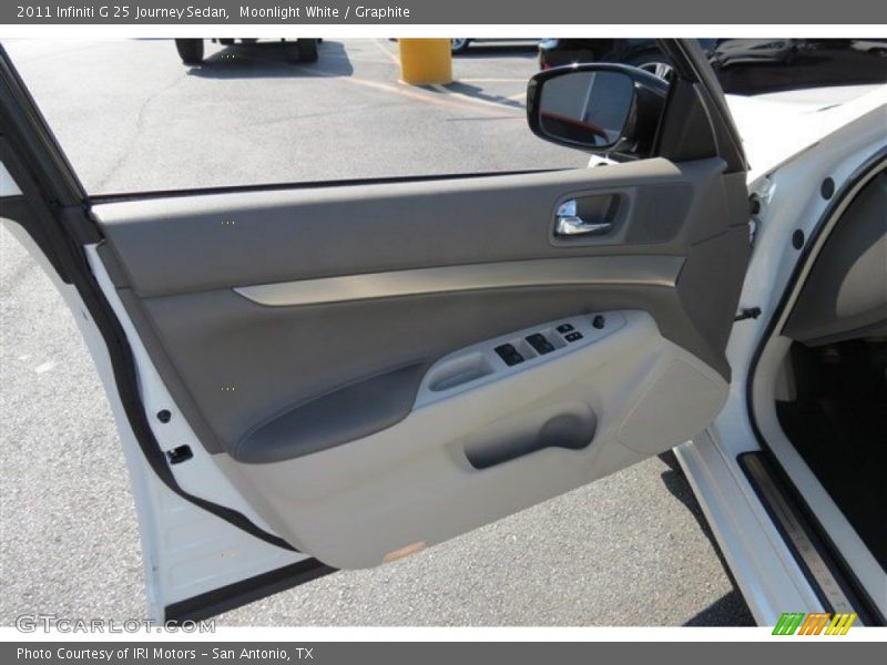 Moonlight White / Graphite 2011 Infiniti G 25 Journey Sedan
