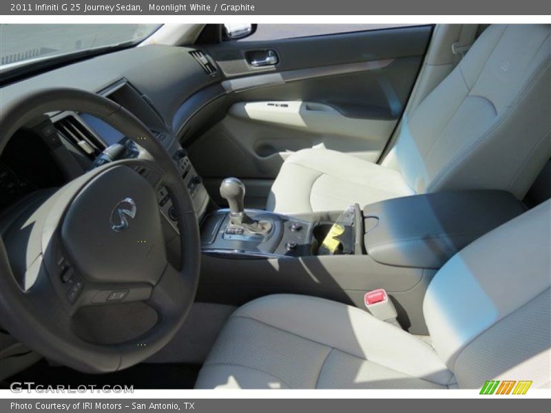 Moonlight White / Graphite 2011 Infiniti G 25 Journey Sedan