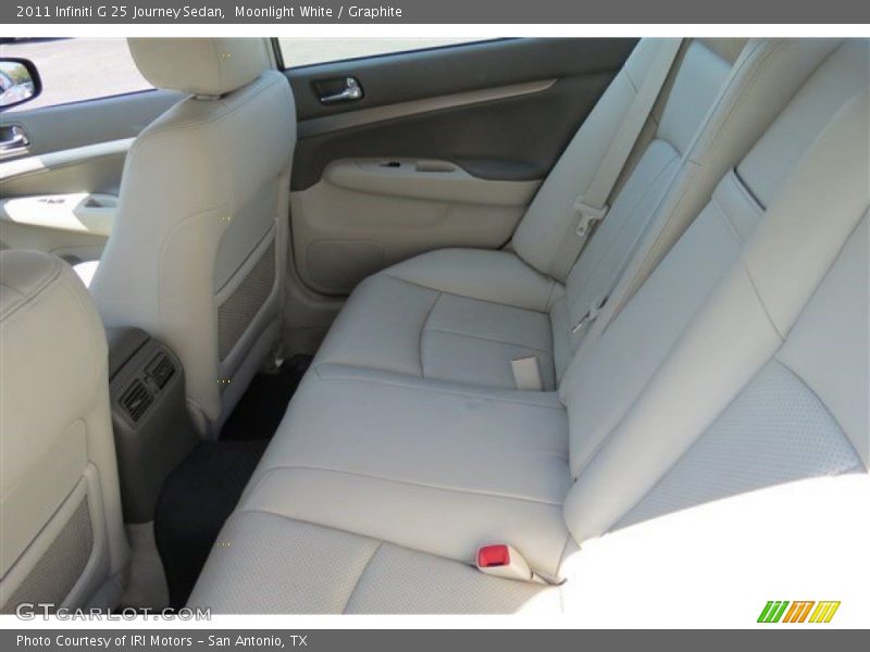 Moonlight White / Graphite 2011 Infiniti G 25 Journey Sedan