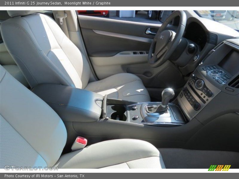 Moonlight White / Graphite 2011 Infiniti G 25 Journey Sedan