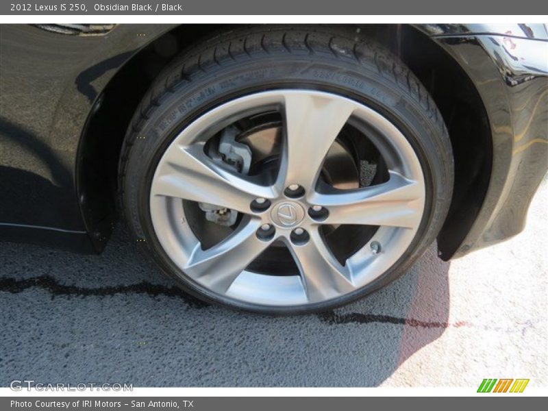 Obsidian Black / Black 2012 Lexus IS 250