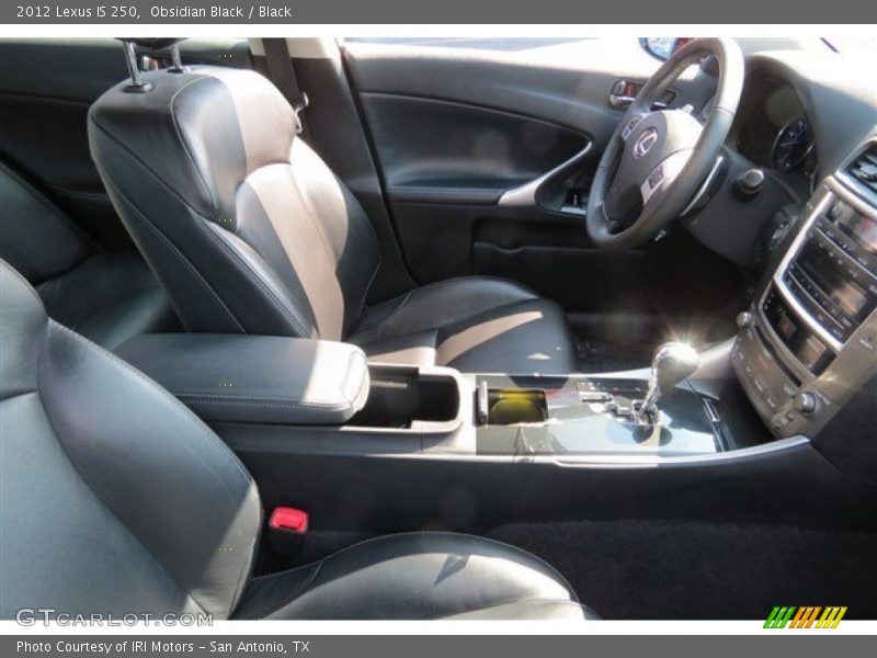Obsidian Black / Black 2012 Lexus IS 250
