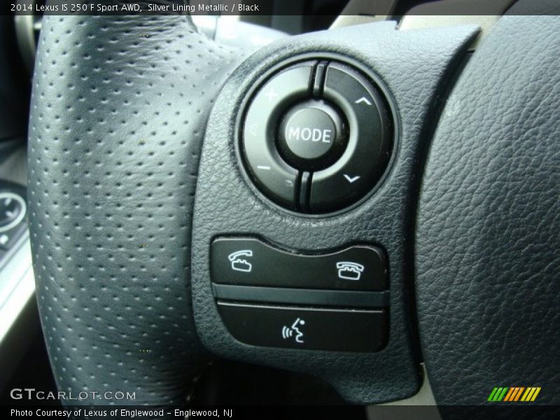 Silver Lining Metallic / Black 2014 Lexus IS 250 F Sport AWD