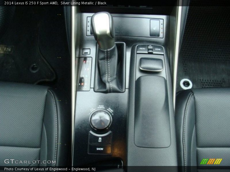 Silver Lining Metallic / Black 2014 Lexus IS 250 F Sport AWD