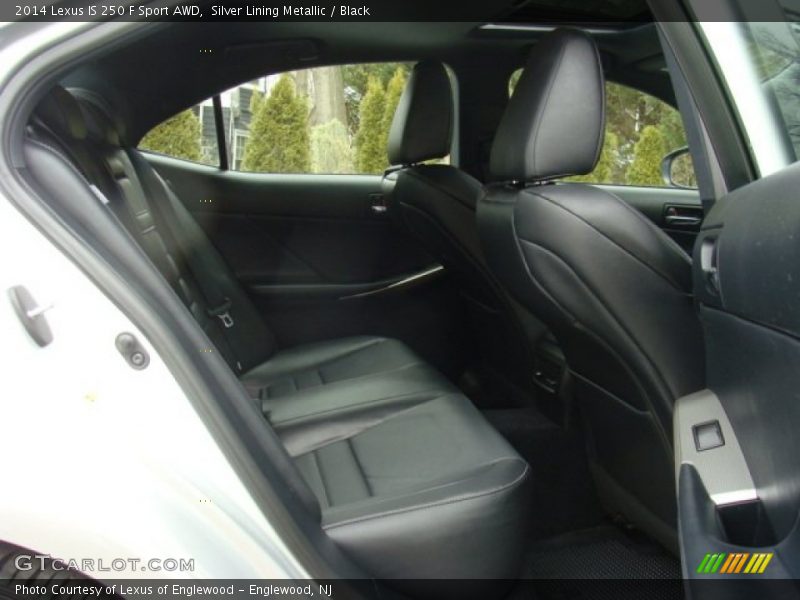 Silver Lining Metallic / Black 2014 Lexus IS 250 F Sport AWD