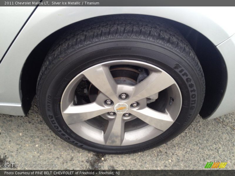 Silver Ice Metallic / Titanium 2011 Chevrolet Malibu LT