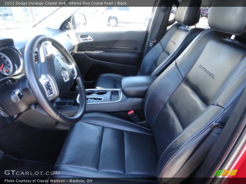 Front Seat of 2011 Durango Citadel 4x4