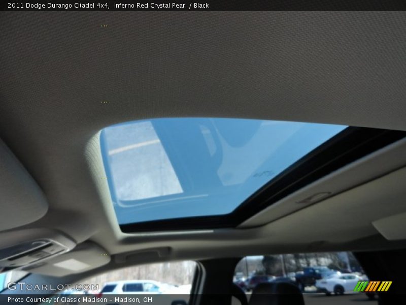 Inferno Red Crystal Pearl / Black 2011 Dodge Durango Citadel 4x4