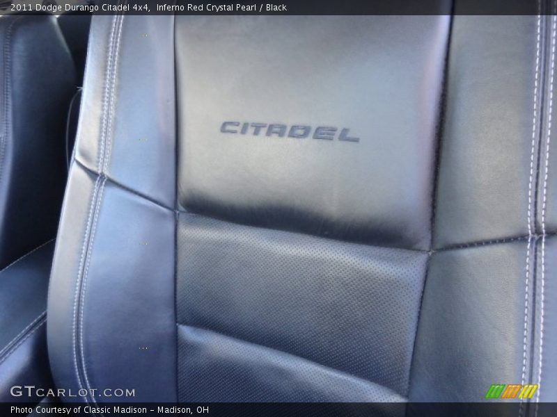Inferno Red Crystal Pearl / Black 2011 Dodge Durango Citadel 4x4